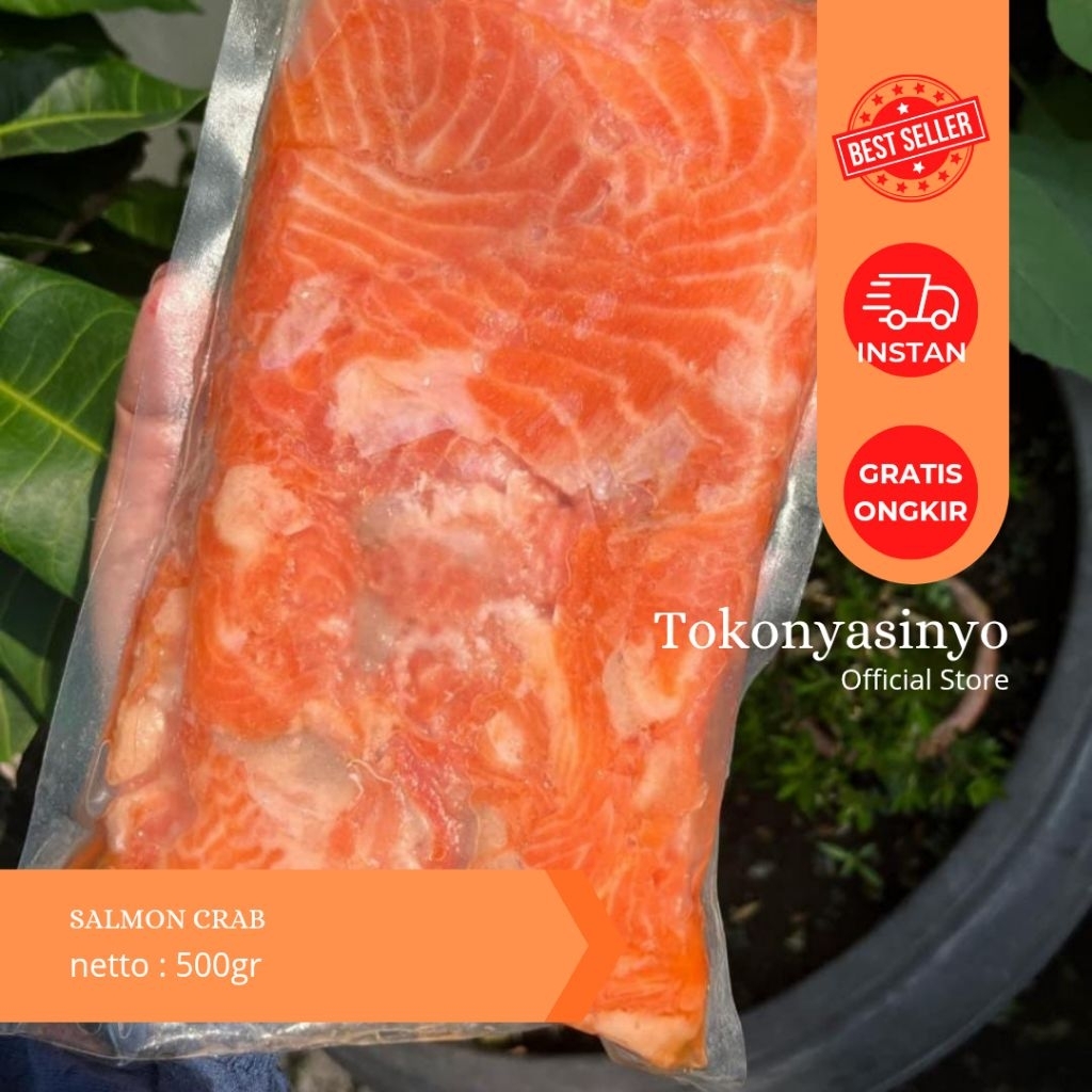 

Salmon scrape 500gr