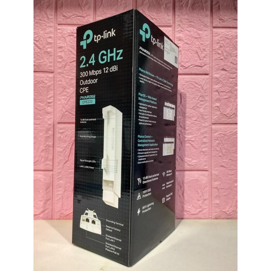 TP-LINK CPE220 300Mbps 12dBi Outdoor CPE Router TP LINK PHAROS CPE220