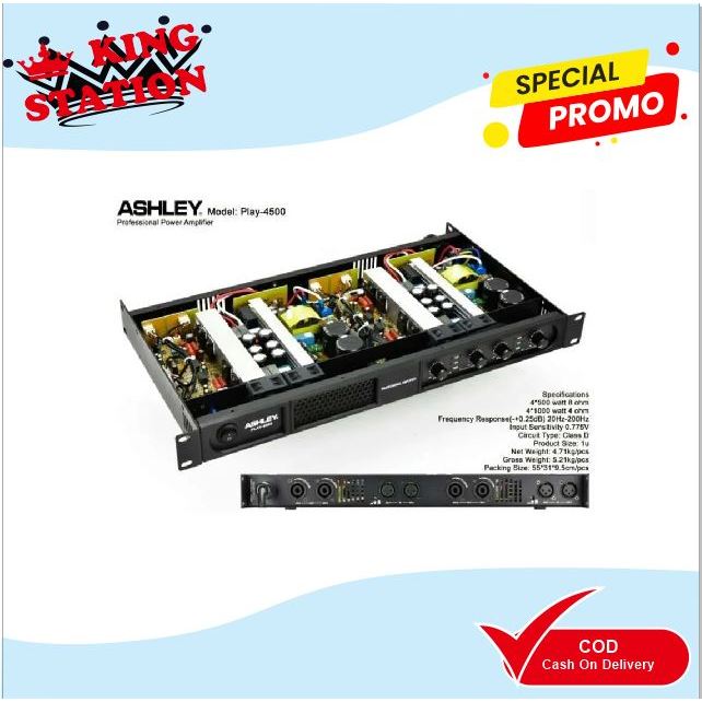 power ashley play 4500 4 channel ORYGINAL CLASS D ashley play4500 .
