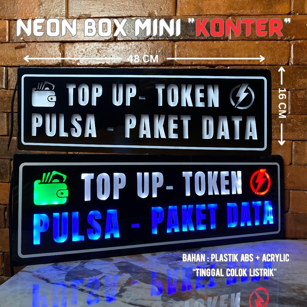 LED SIGN / NEON BOX MINI "KONTER"