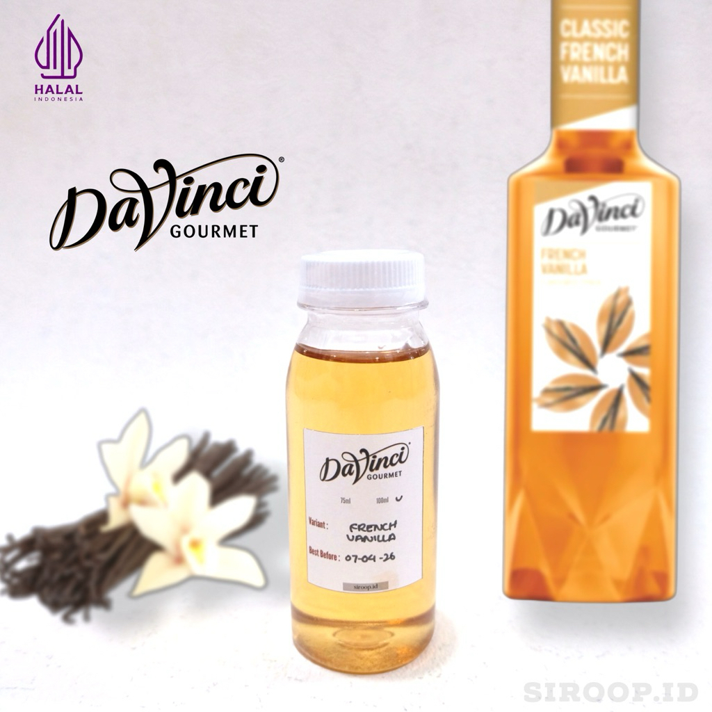 

Davinci French Vanilla Coffee Syrup Flavour Repack (30ml,75ml,100ml)