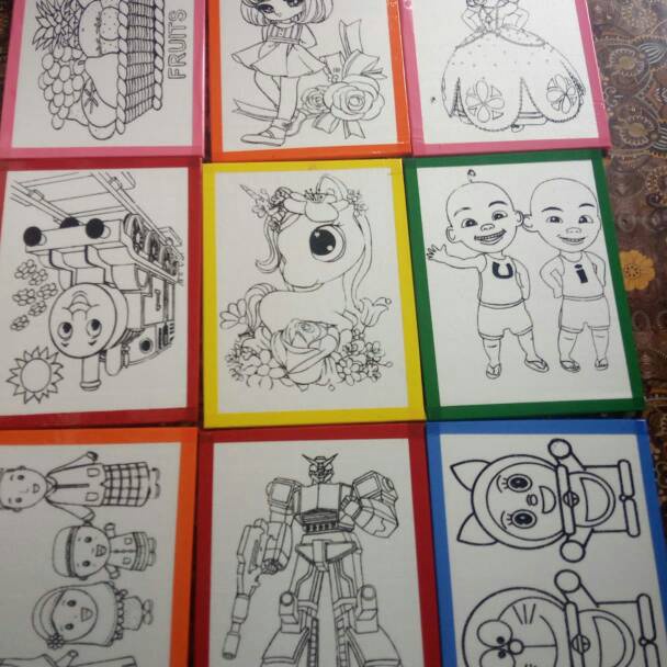 

KODE P26D paket 5 styrofom lukis list lakban 3x4