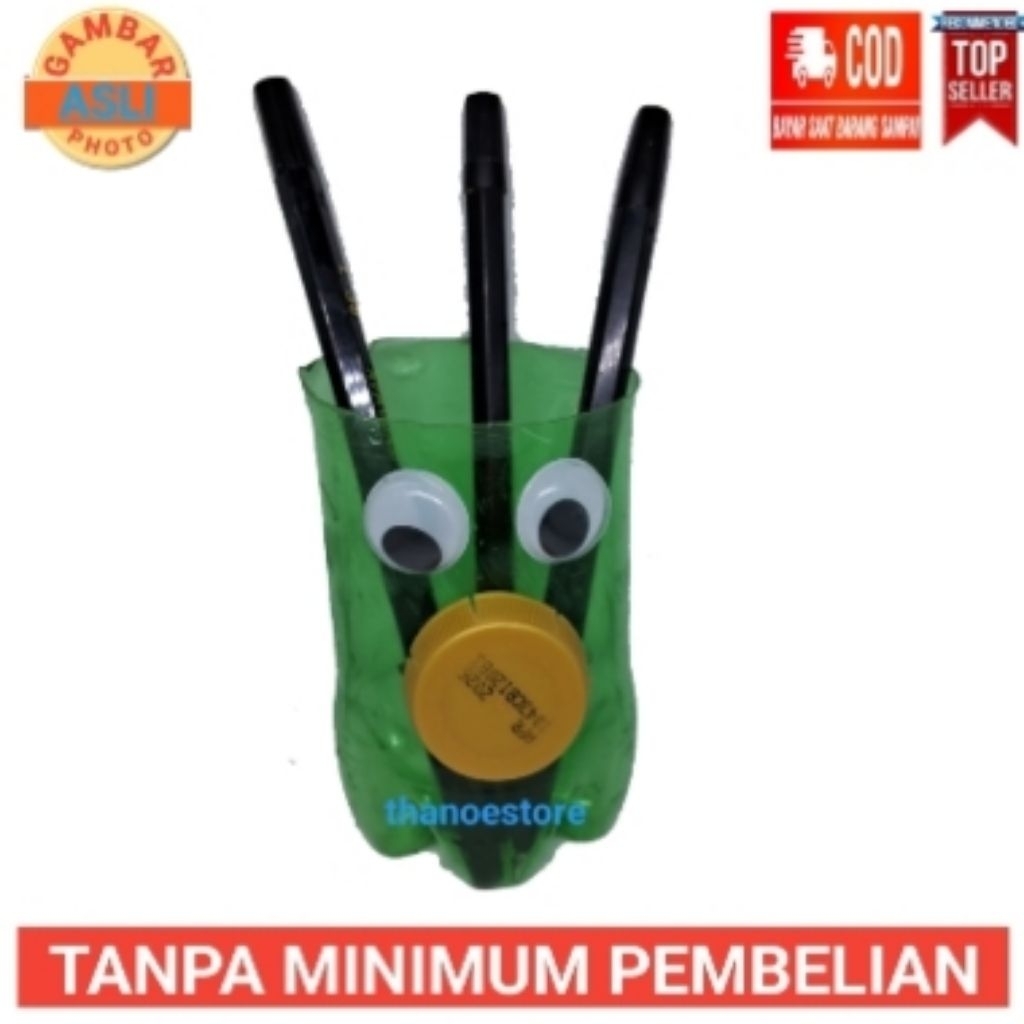 

Tempat Pulpen Pensil Dll Lucu Unik Daur Ulang Plastik Murah