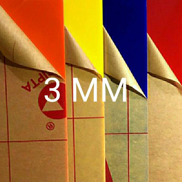 

KODE I24G Acrylic akrilik lembaran 3mm warna ukuran A3 42 X 3 CM