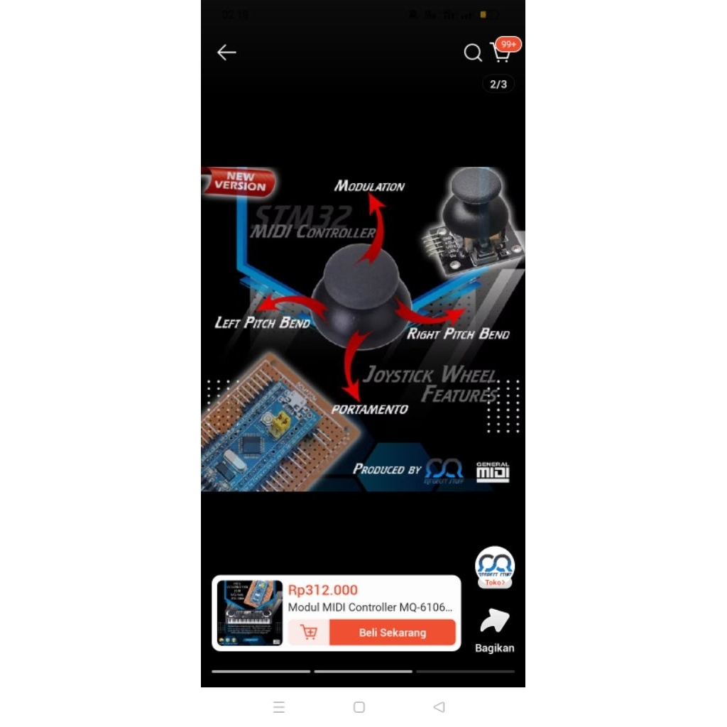 midi controller STM32 untuk T 5000 suport all ORG