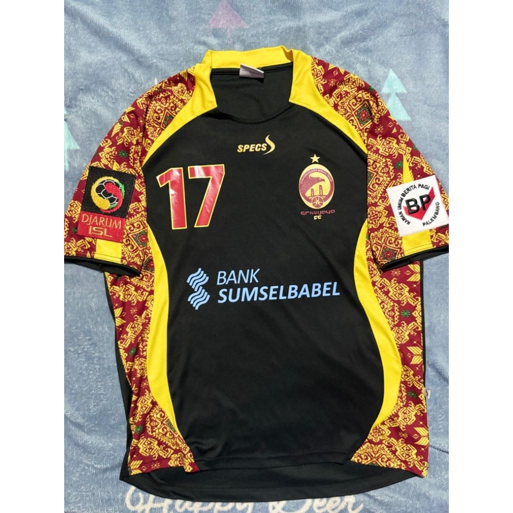 Jersey Sriwijaya FC Away 2011-2012 Original Size M NNS GUMBS 17