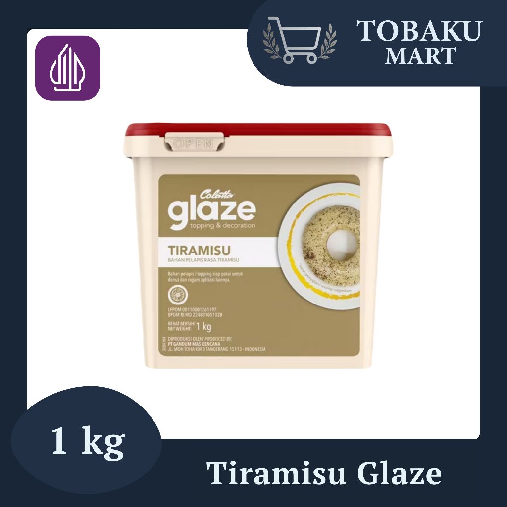 

COLATTA GLAZE TIRAMISU 1KG / 5KG / GLAZE CELUP SIAP PAKAI RASA TIRAMISU DENGAN AROMA KOPI DAN KRIM YANG ELEGAN UNTUK DONAT, ROTI, DAN DESSERT KEKINIAN / HASIL AKHIR MENGILAP DAN WARNA CREAMY YANG MENARIK / COCOK UNTUK USAHA BAKERY RUMAHAN, CEMILAN PREMIUM