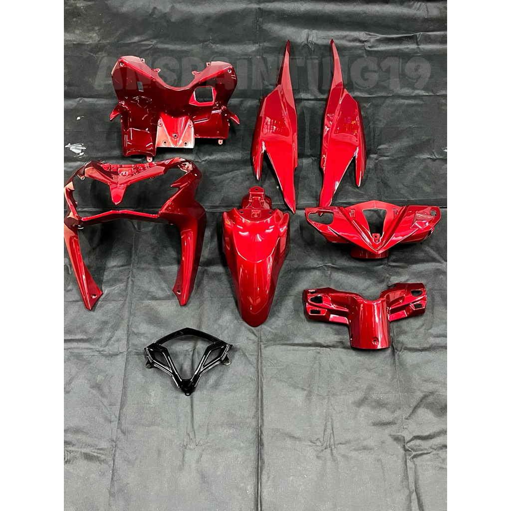 

Cat PU merah mazda soul red crystal red u/c dan t/c sepaket dasaran dan topcoat berkualitas termurah PU