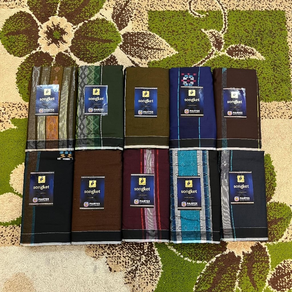 SARUNG MANGGA SONGKET MOTIF KEMBANG SONGKET