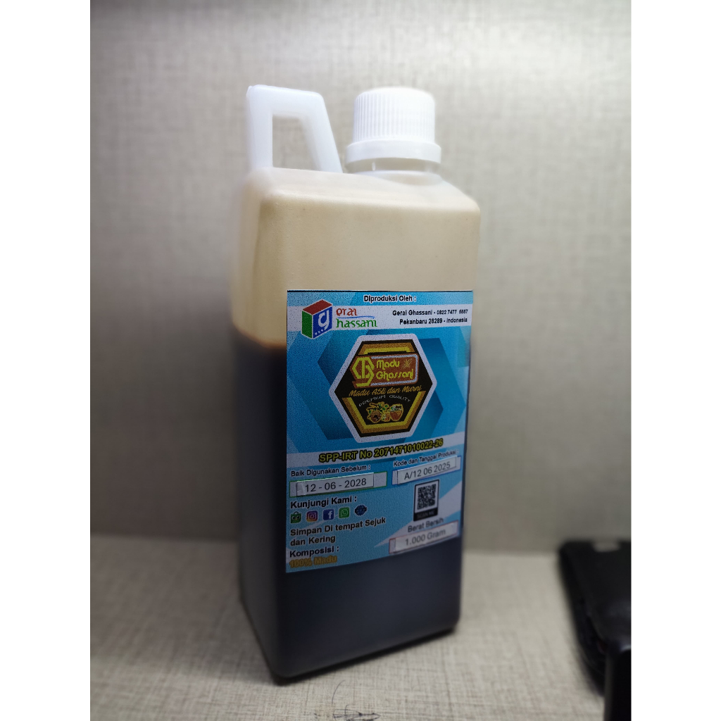 

Madu Ghassani 1 Kg (1.000 Gr) - 100% Murni