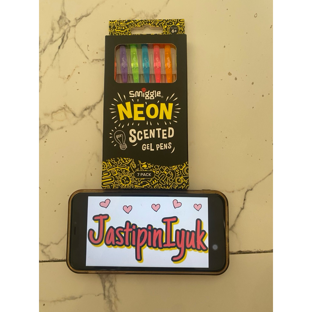 

[READY STOCK SIAP KIRIM] Smiggle Neon Scented gel pens Original 100%