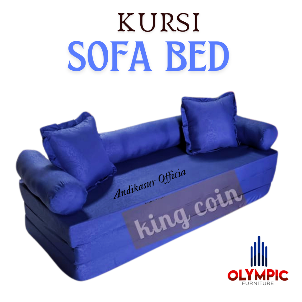KASUR BUSA KASUR LIPAT MOTIF POLOS SOFA BED KURSI TAMU MINIMALIS 140X180X10 CM BUSA TEBAL MODEL BARU