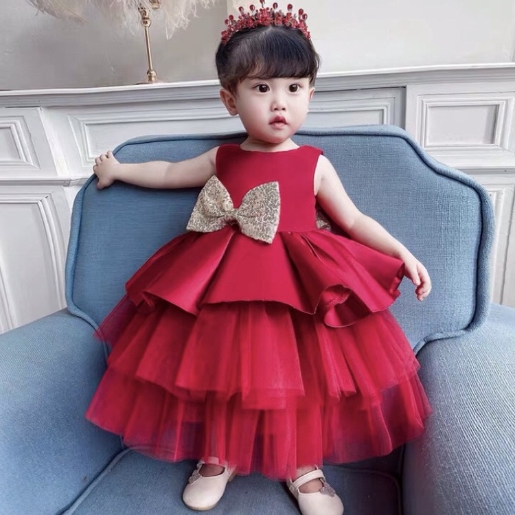 Recomend INCESSBABY Gaun Pesta Anak Perempuan Mewah Gaun Pesta Anak Perempuan Import Baju Pesta Anak