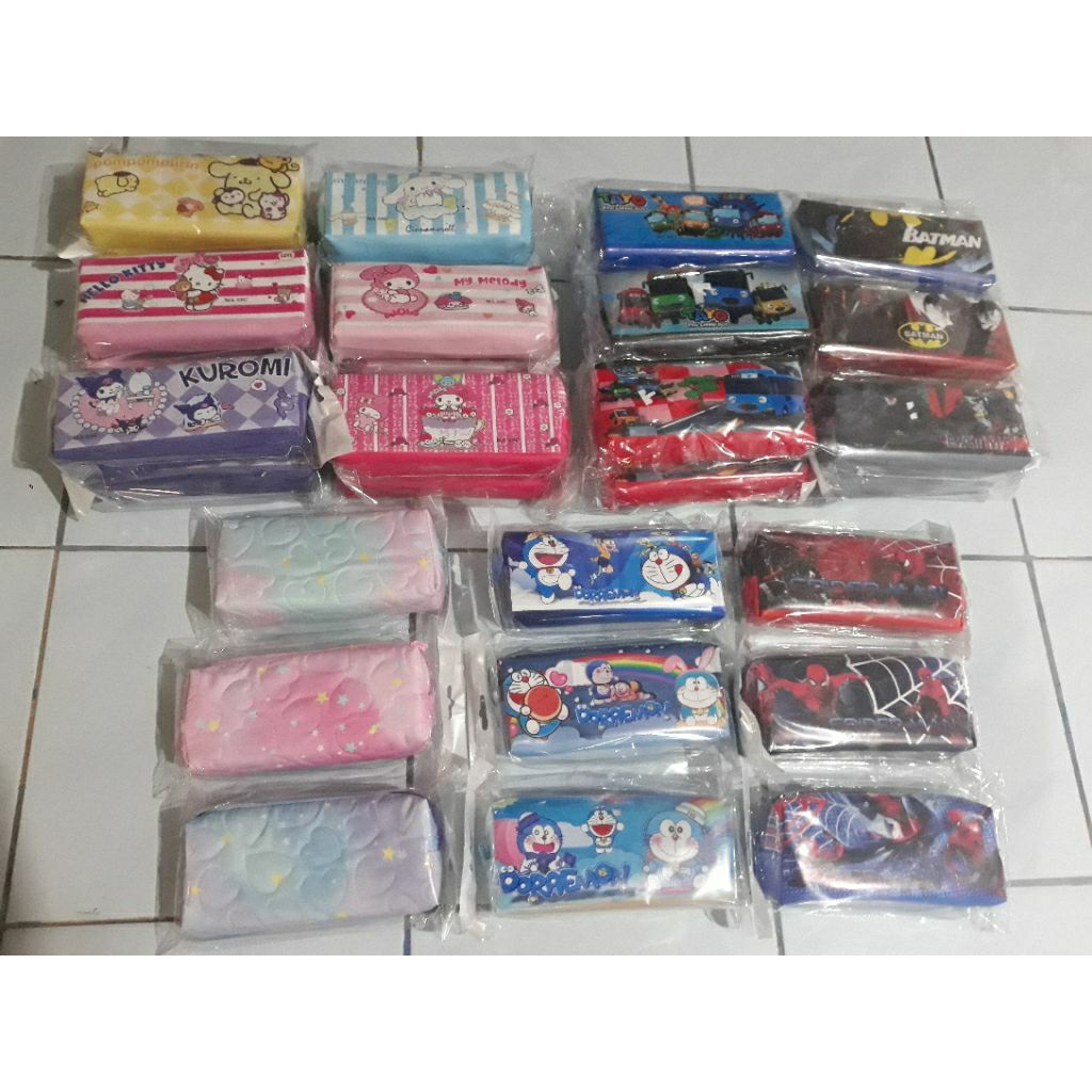 

Tempat pensil Resleting Karakter Anak