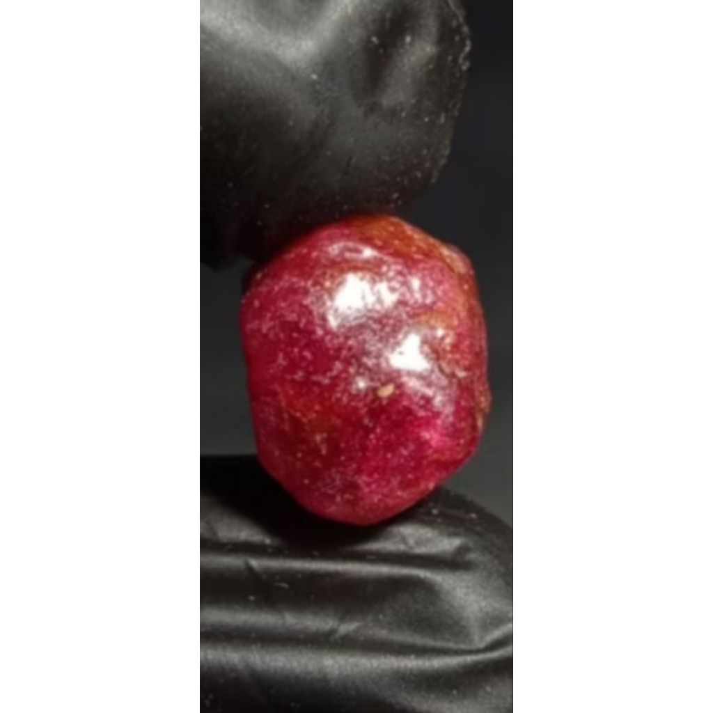 batu merah delima ruby inti alam natural