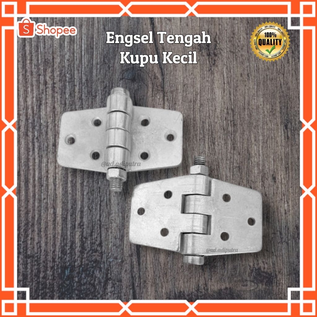ENGSEL TENGAH KUPU KECIL | ENGSEL KUPU SAYAP KECIL PINTU KAYU | ENGSEL KUPU PINTU GEBYOK PINTU HANDE
