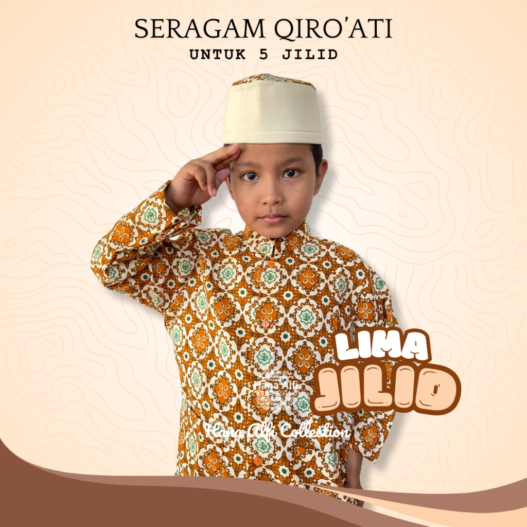 Seragam Batik Qiroati Nasional 5 Jilid