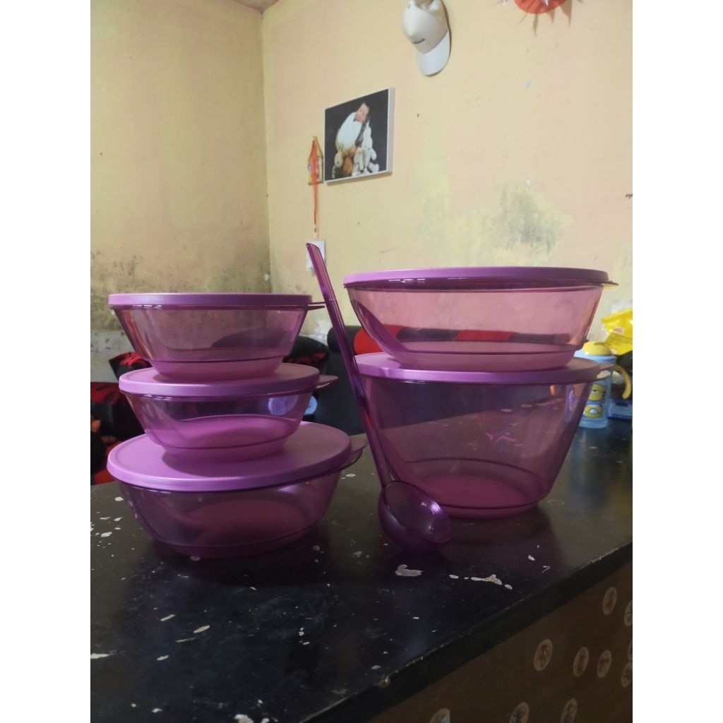 Tupperware 3S bowl set (6 set second)