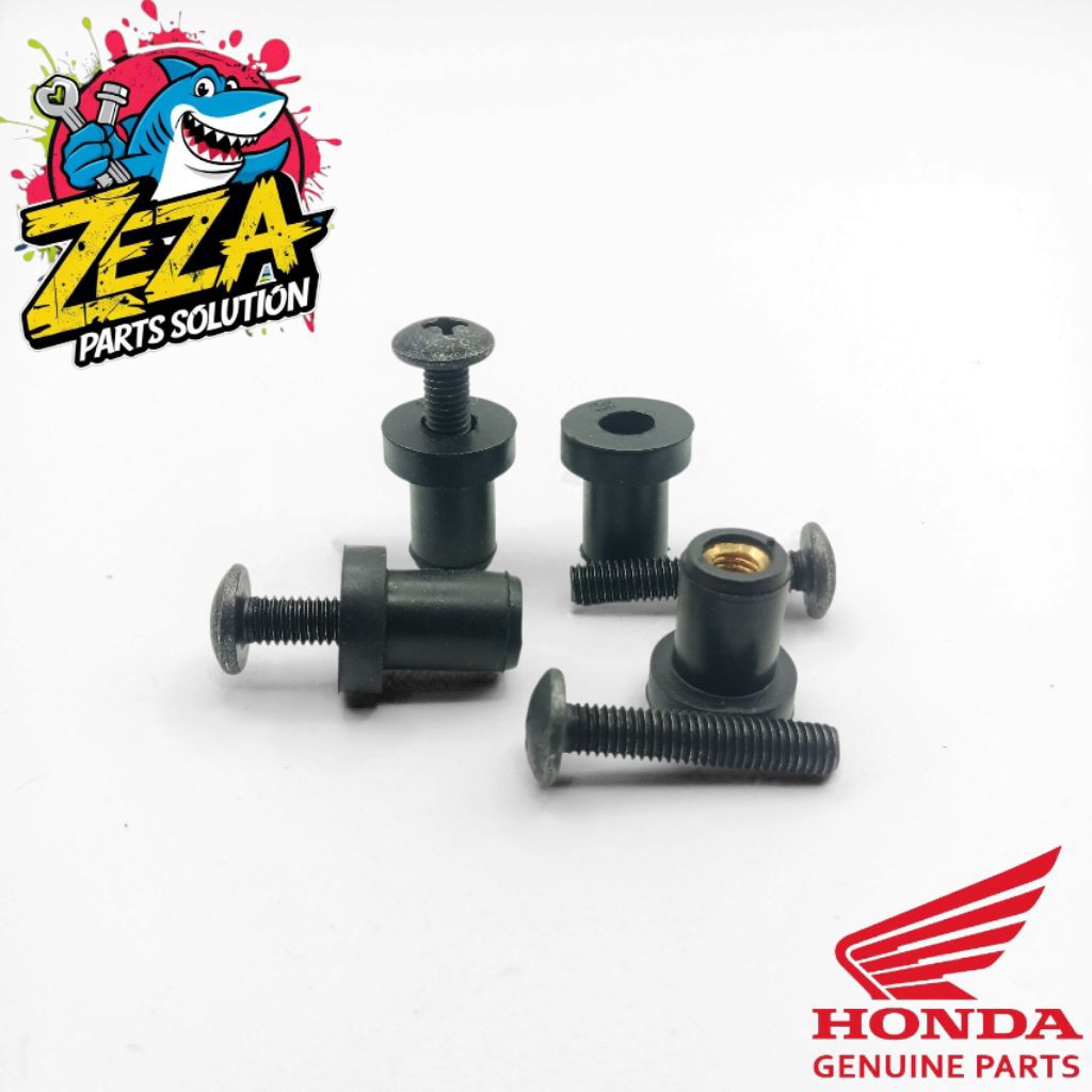 Mur Visor Karet Baut Mur Windshield CB150 CBR150 CBR250R CBR250RR CBR500 CBR600 CBR1000 Tiger ADV Nu