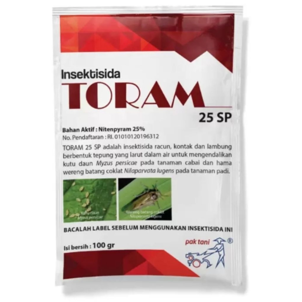Toram 25 Sp obat untuk pengendalian hama pada tanaman seperti wereng dan kutu daun