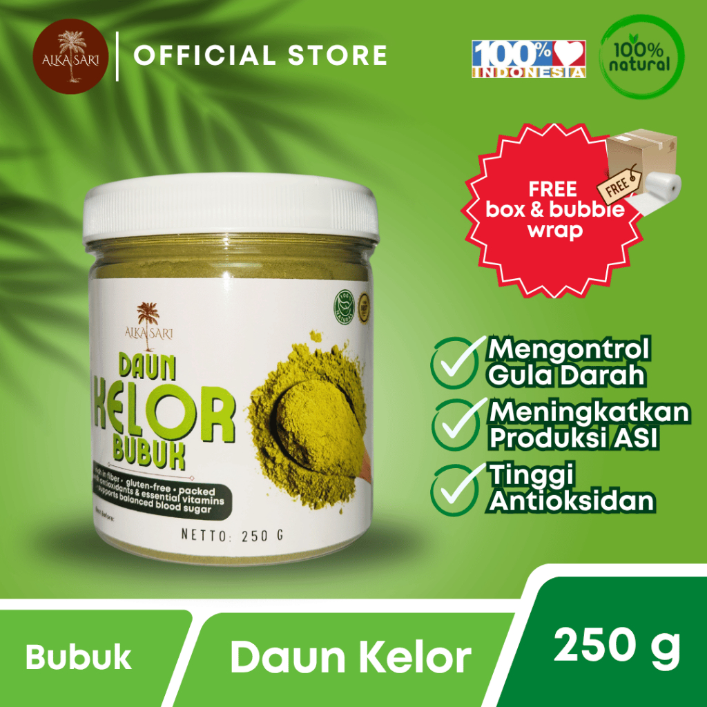 

Daun Kelor Moriga Bubuk Murni Organik Alka Sari