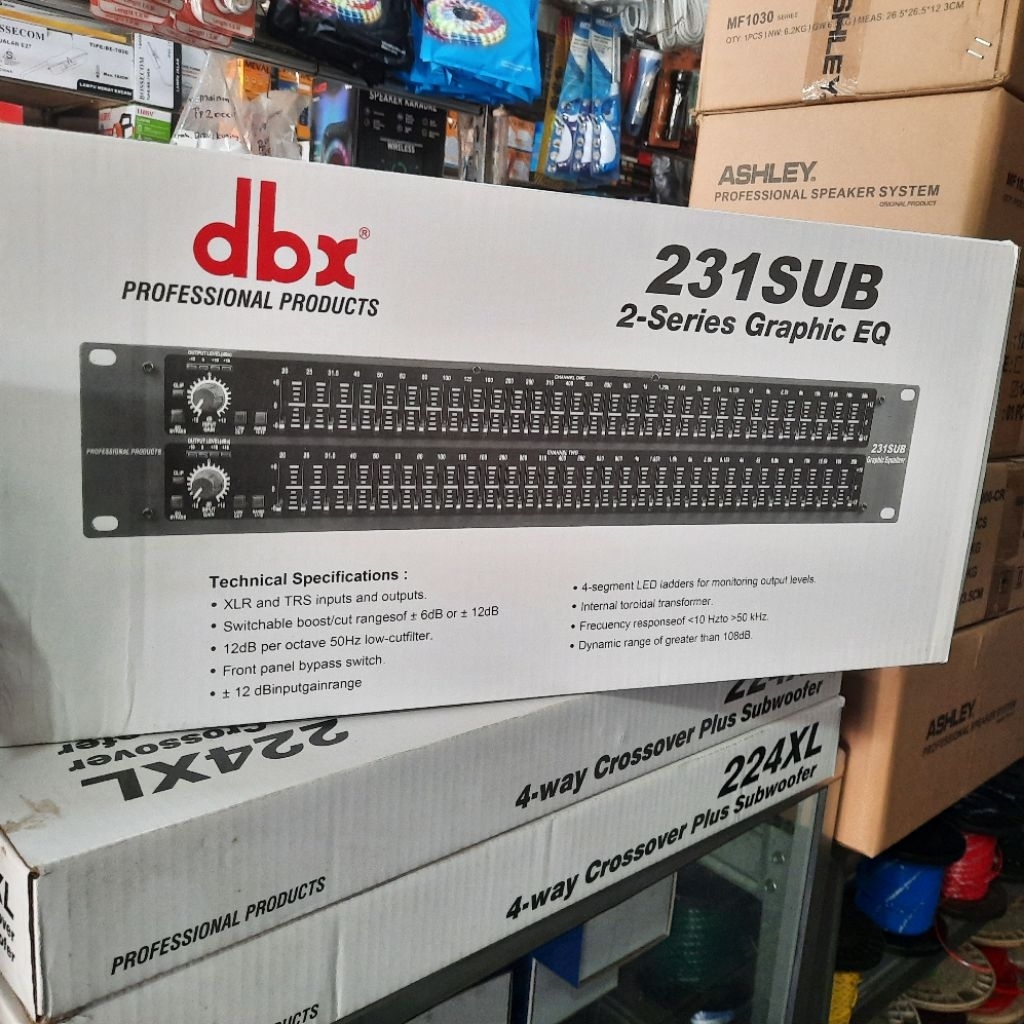 EQUALIZER DBX 231 SUB ORI 2TINGKAT 2series Graphic EQ