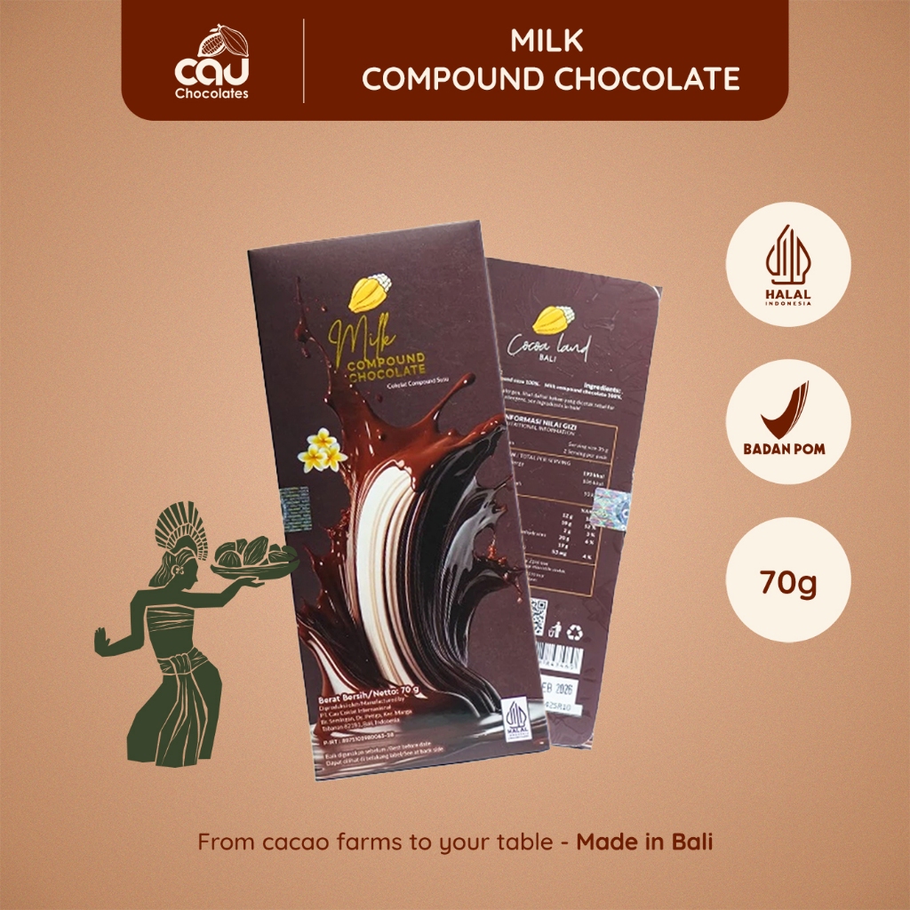 

Cocoa Land - Milk Chocolate Compound - 70 gr