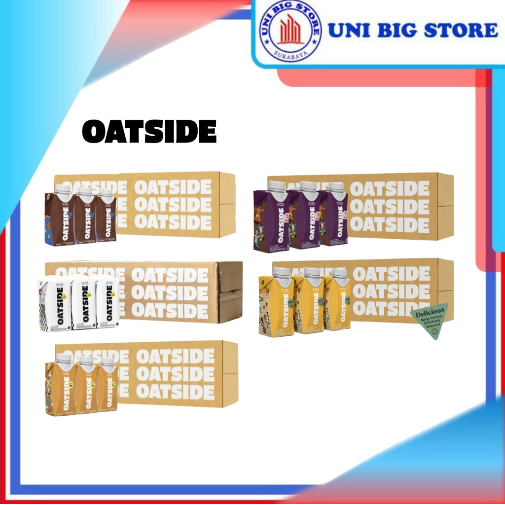 

Oatside Susu Oat CAP Milk Barista | Chocolate | Coffee 200 ml x 24 pcs DUS Coklat Kopi