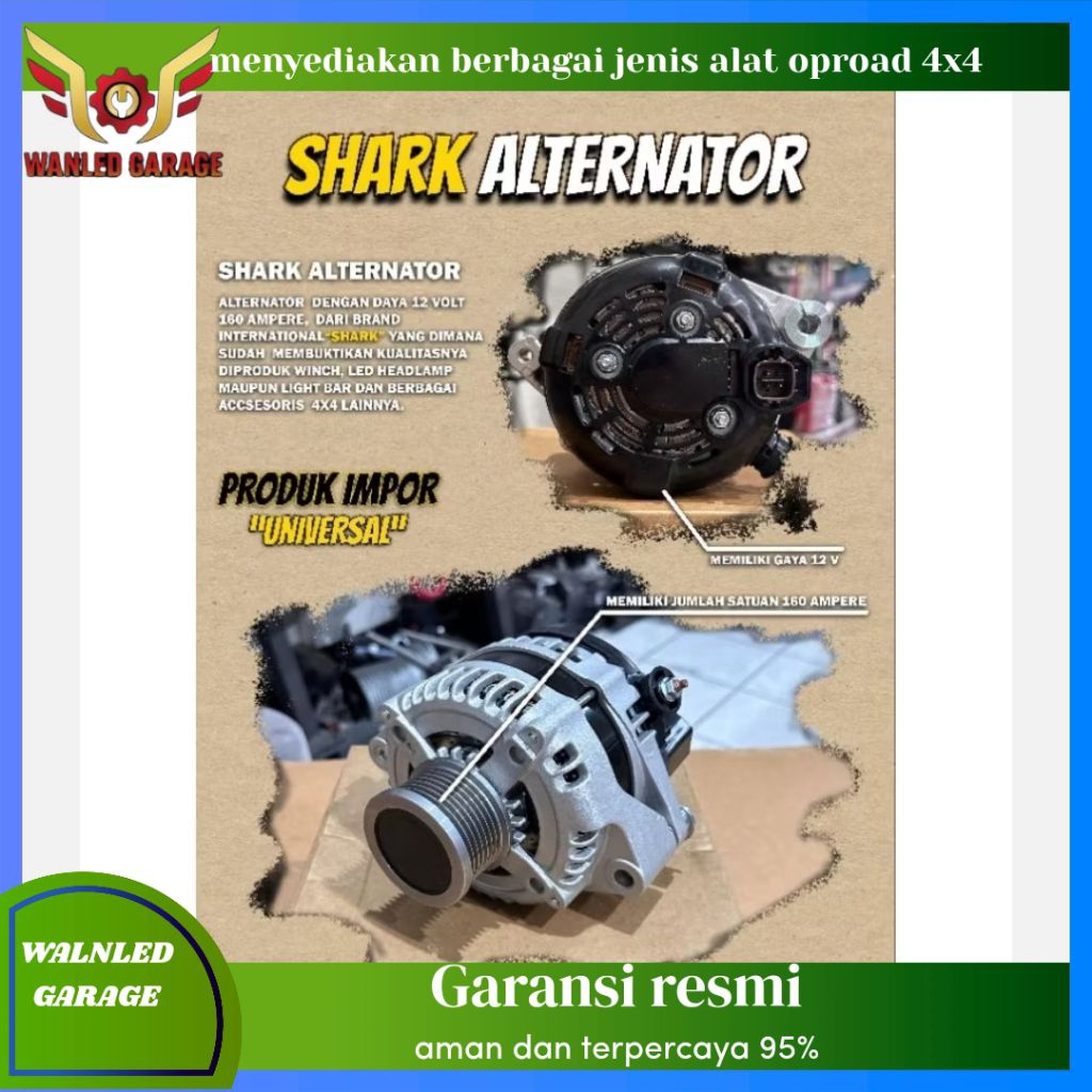 Alternator Mobil Universal Dinamo Ampere 160 A