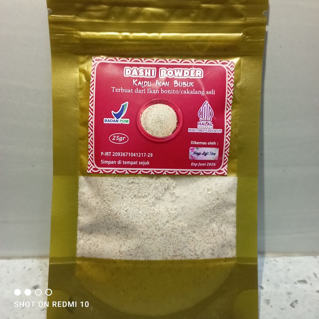 

Kaldu ikan 25gr katsuodashi powder kaldu ramen bubuk ikan halal termurah