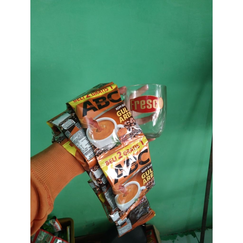 

kopi ABC gula aren free gelas