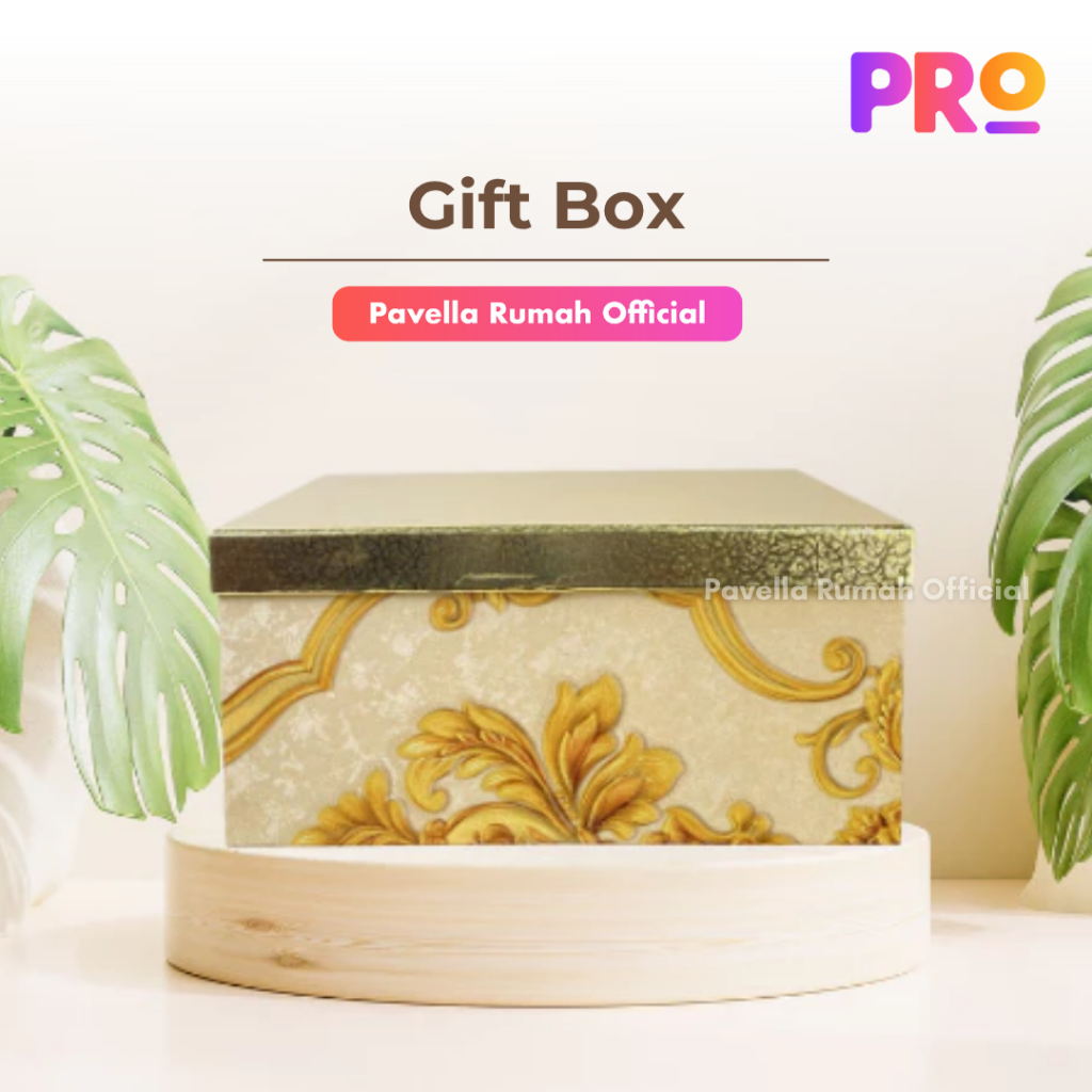 

[COD] PAVELLA Gift Box Kotak Hadiah Gold Elegant / Kotak Kado / Hard Box / Gift Box Premium Mewah