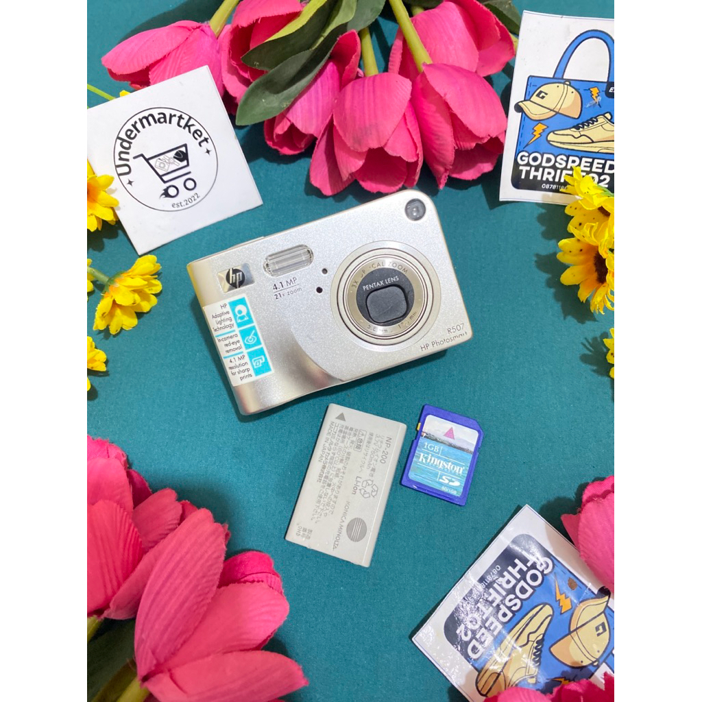 Camera Digital HP Photosmart 507 Silver series 4.1 MegaPixels 21x Optical Zoom