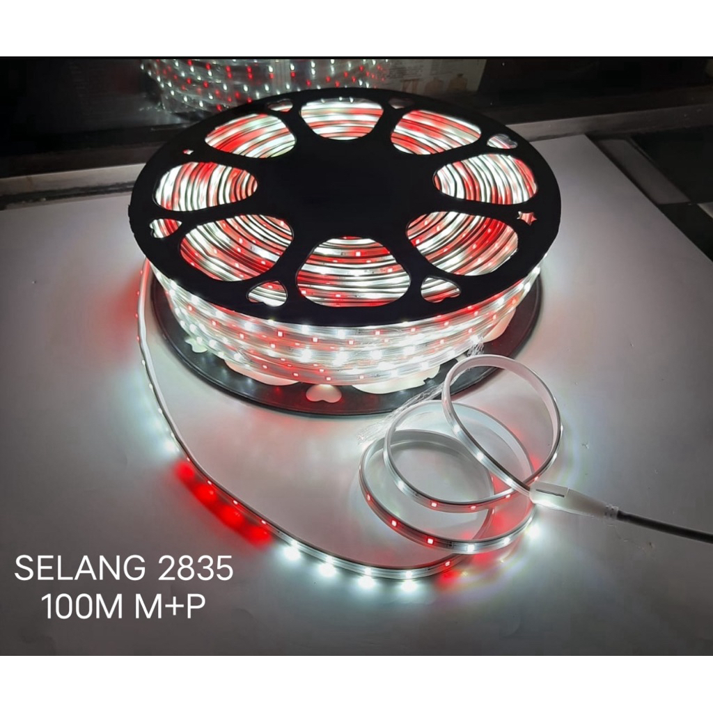 Led Strip Selang Kotak RGB / Merah Putih 1 rol 100 meter / lampu 17 agustus