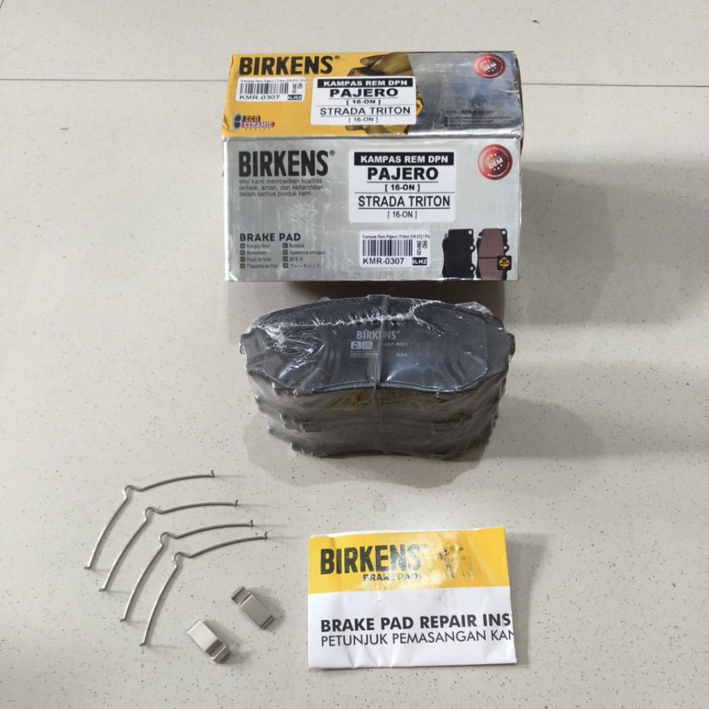 Kampas Rem Depan Pajero 16-ON Strada Triton 16-ON Brake Pad Pajero Birkens