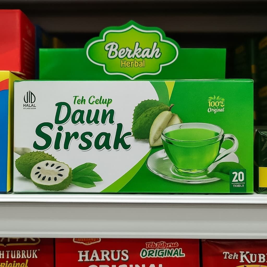 

teh celup daun sirsak 100% original isi 20bags