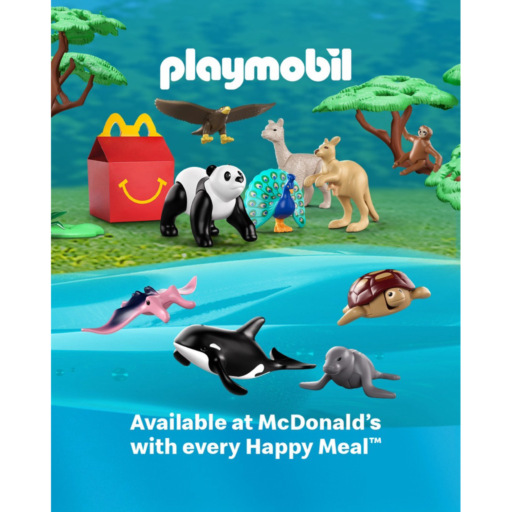 [BELI 3 GRATIS TAS MCD] Happy Meal Wiltopia playmobil 2026 / Mainan Happy Meal Wiltopia playmobil 20