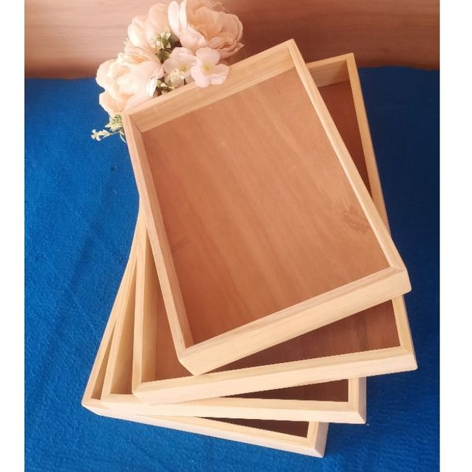 Kotak Hantaran Seserahan /Nampan Kayu / Kotak Seserahan Pernikahan /  Nampan Kayu