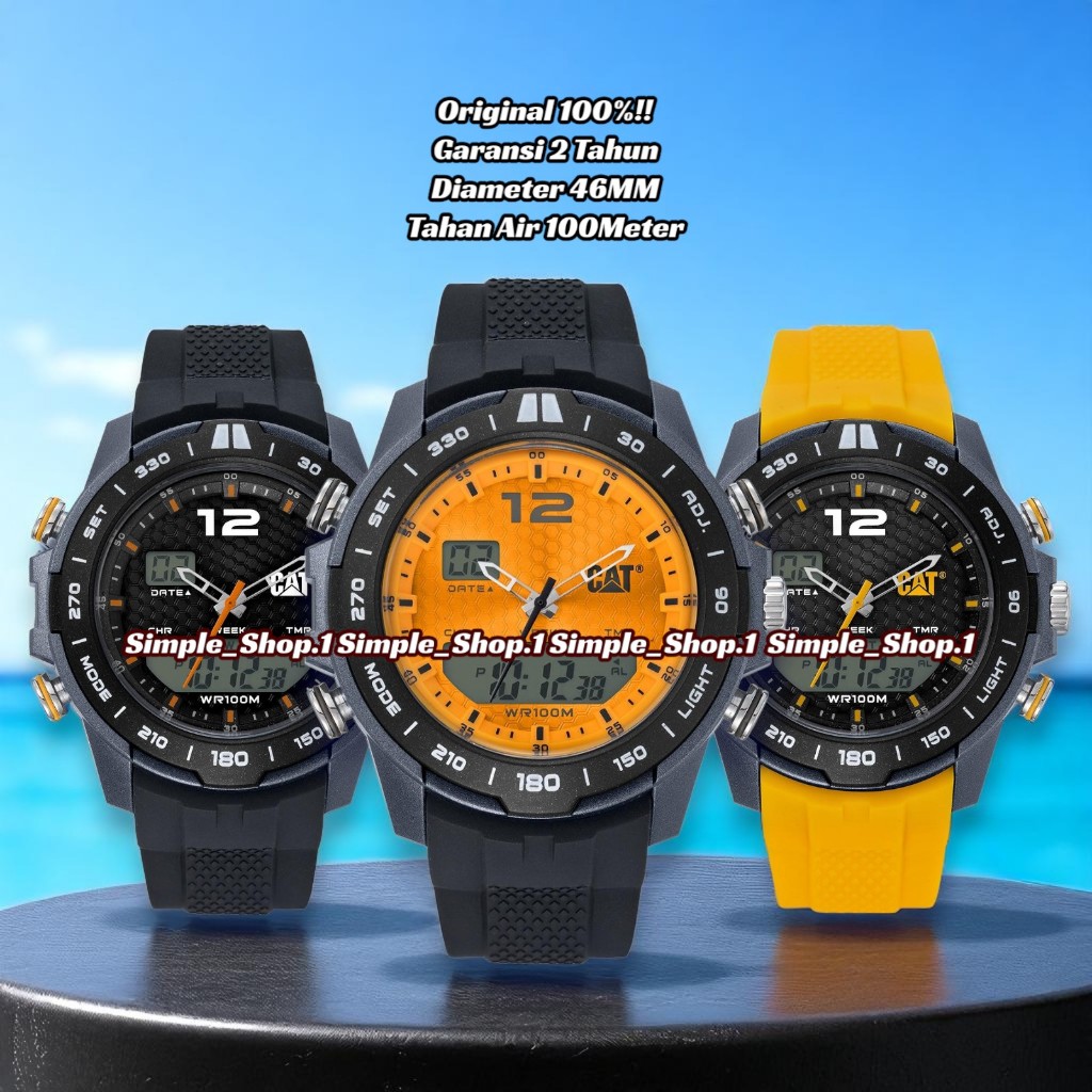Original 100% Jam Tangan Pria Caterpillar Garansi Resmi 2 Tahun CAT MH.165.25.535 MH.155.27.131 MH.1