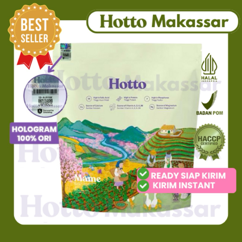 

Hotto Mame Multigrain With Edamame 1 Pouch 12 Sachet [ReadySiapKirim]