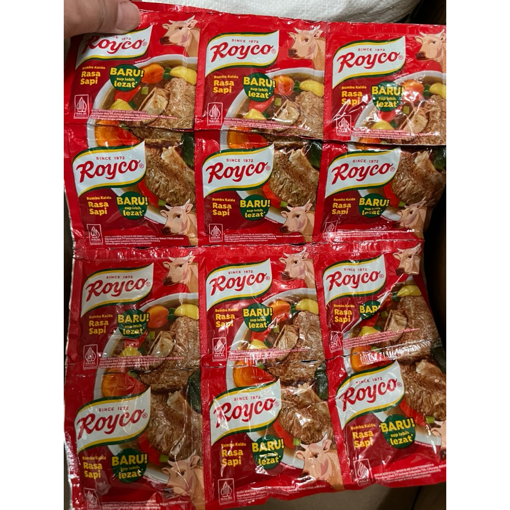

royco saset 8 gram 1 lembar isi 3 lusin