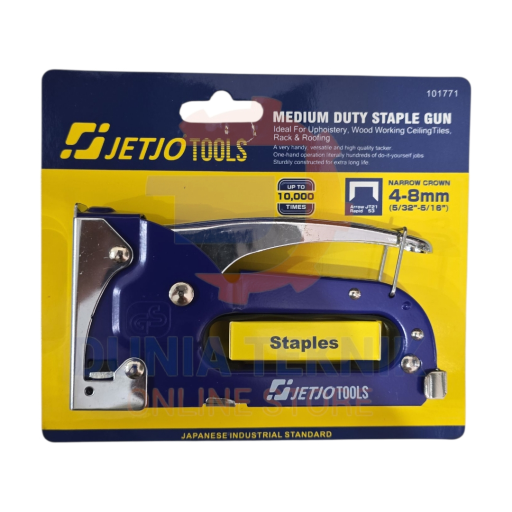 

Staples 4-8mm JETJO TOOLS by LAKONI PRO / Stapler Gun Tembak Manual