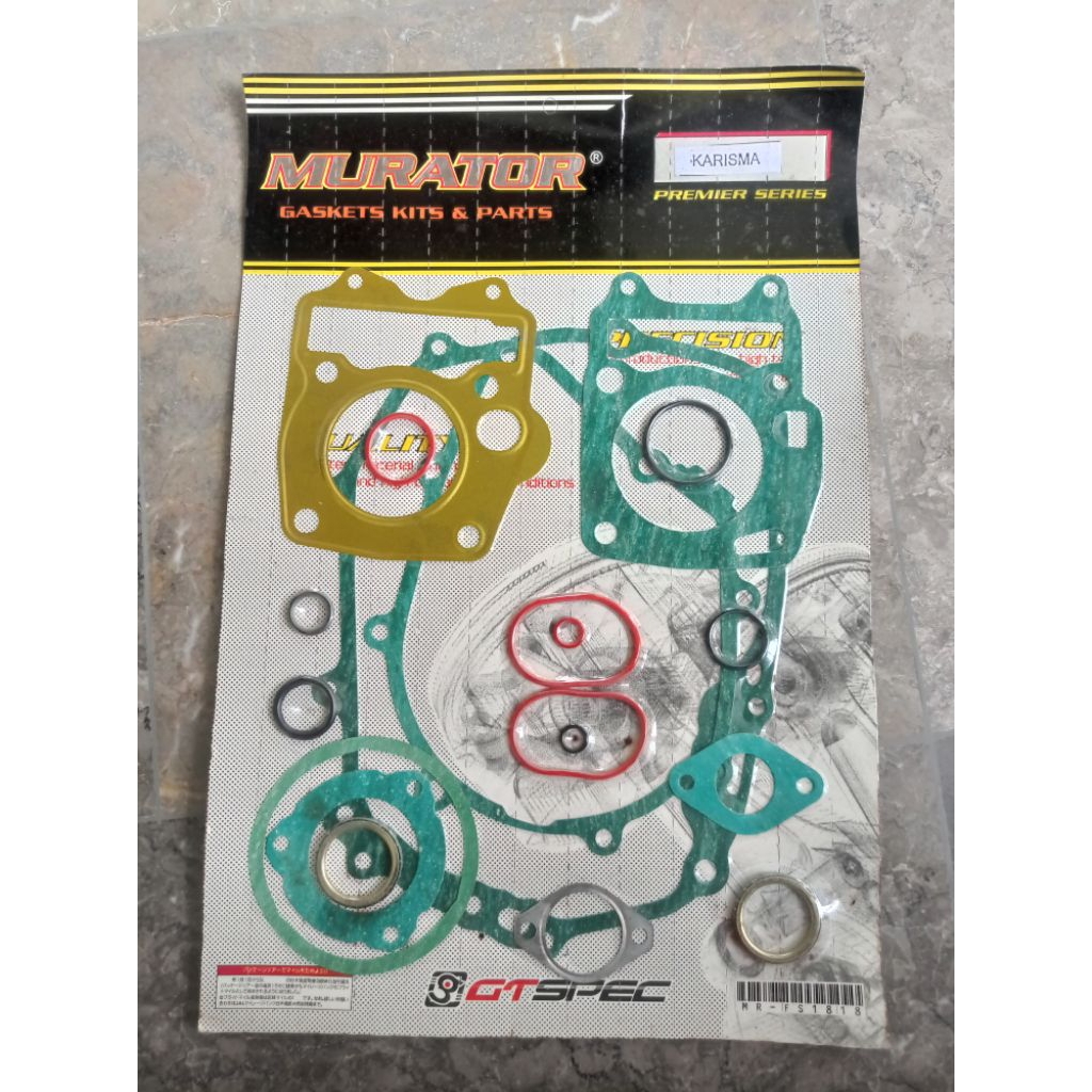 paking packing gasket perpak fullset honda karisma supra x 125 lama