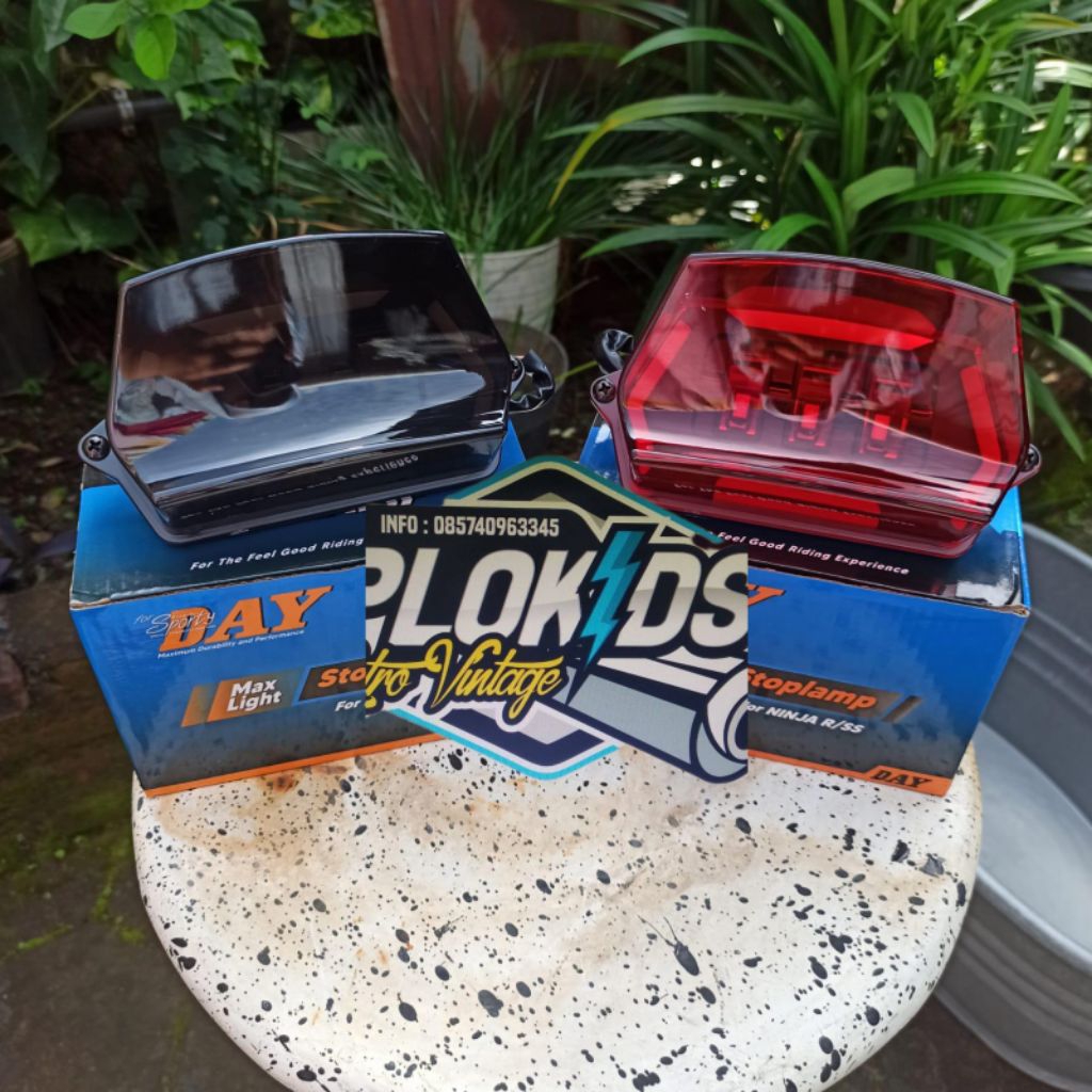 LAMPU STOPLAMP LED BELAKANG DAY NINJA R NINJA SS CUSTOM LAMPU STOPLAMP NINJA R NINJA SS LED