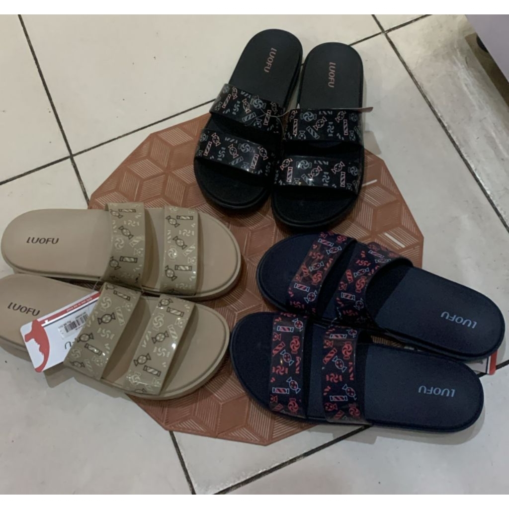 Sendal Luofu Wanita Sendal Luofu Selop Wanita Sendal Luofu Terbaru Sendal Luofu Slop Wanita