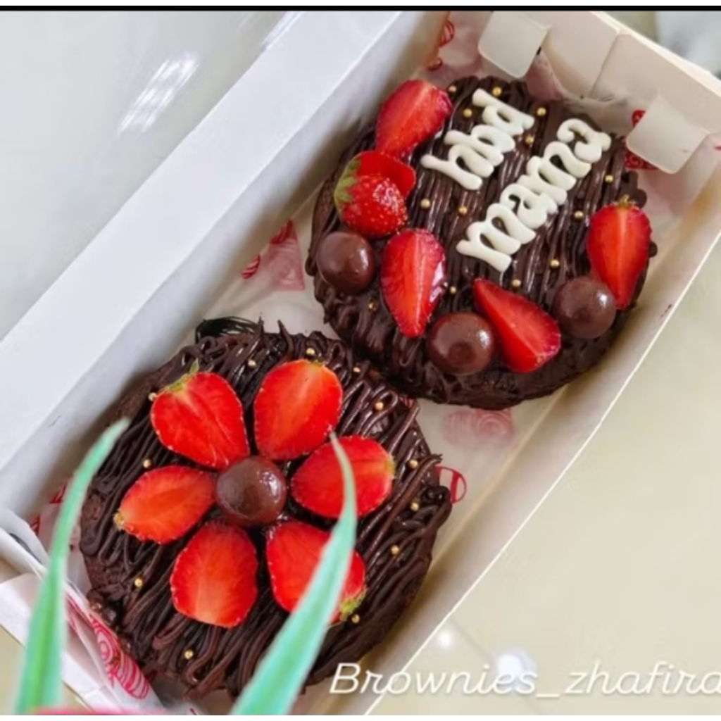

mini bento brownies diameter 10cm isi 1 pcs