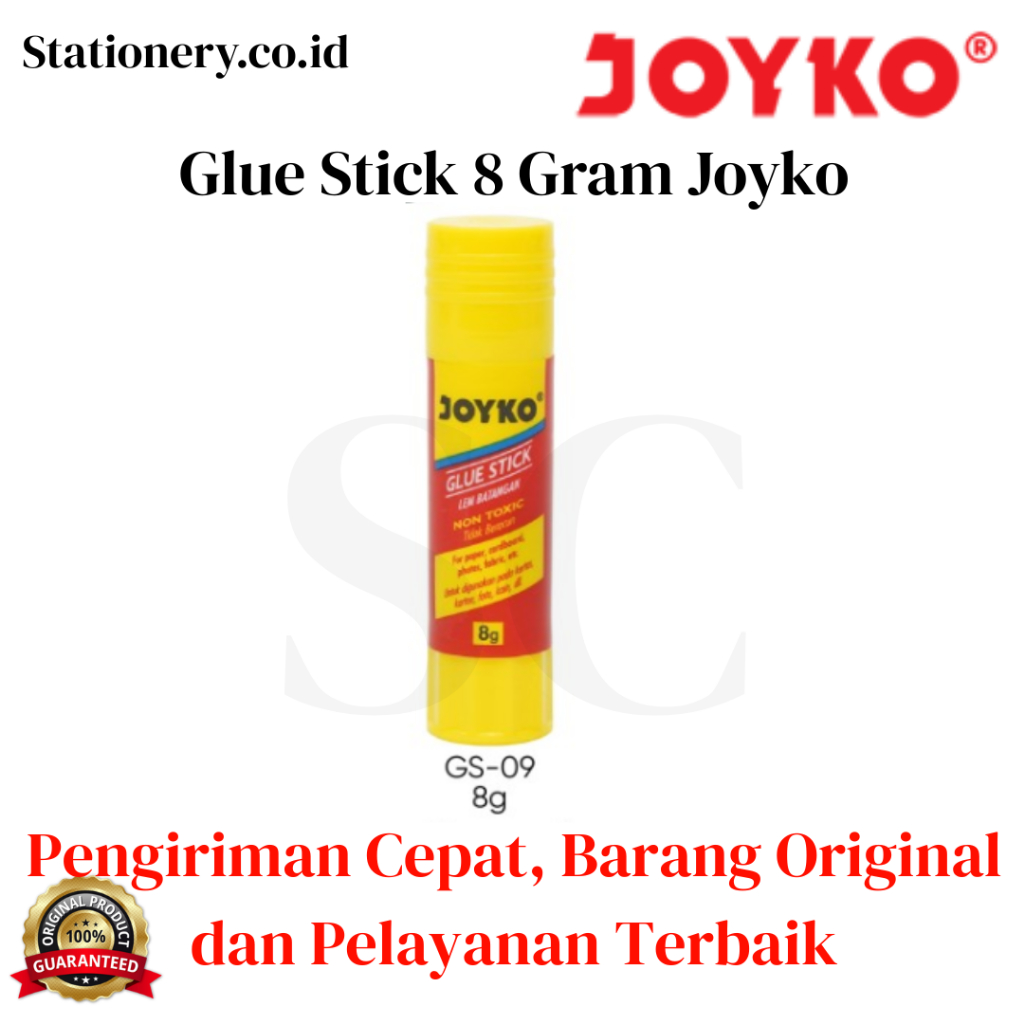 

Glue Stick Kecil 8 Gram Joyko / Lem Stik 8 Gr GS-09