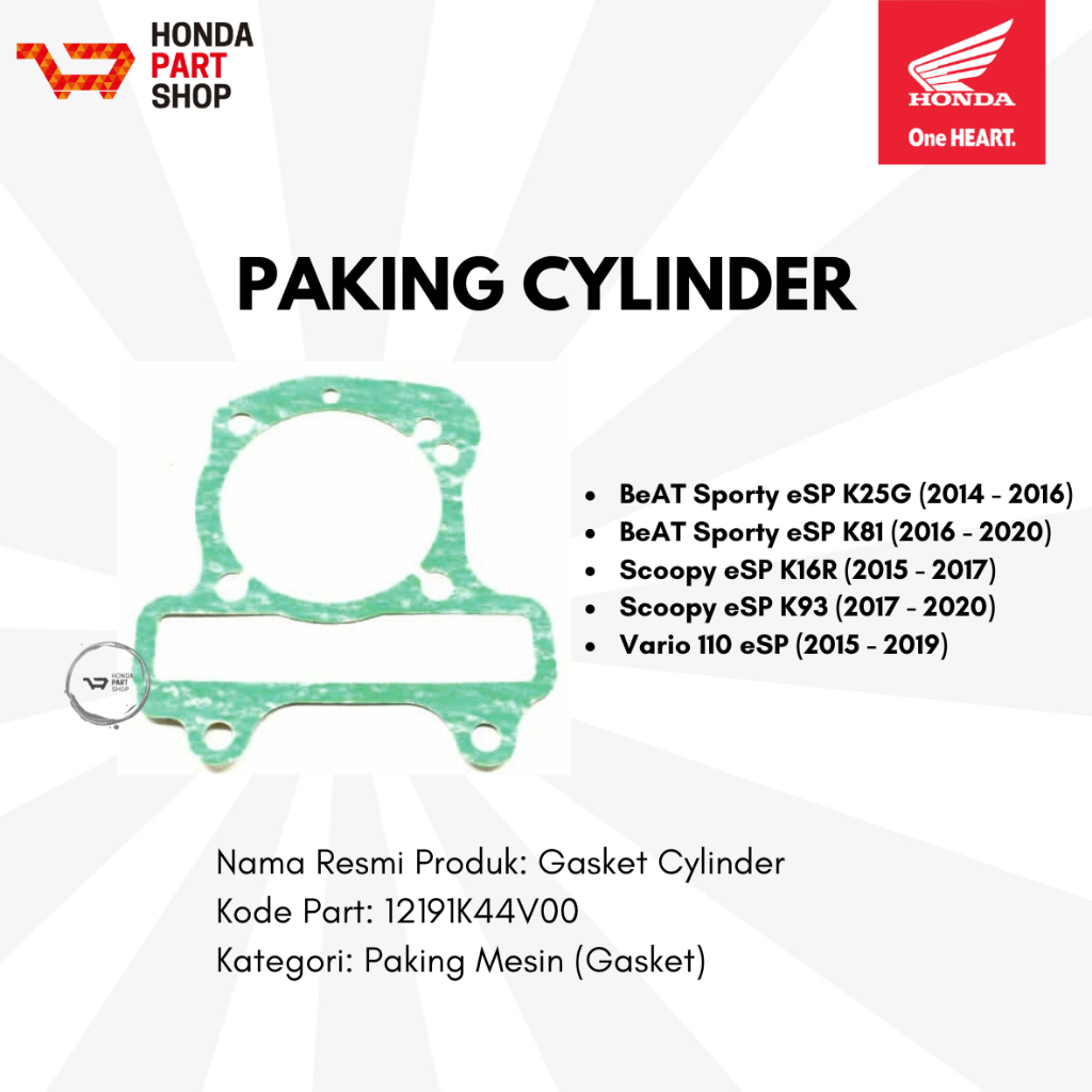 12191K44V00 Paking Cylinder