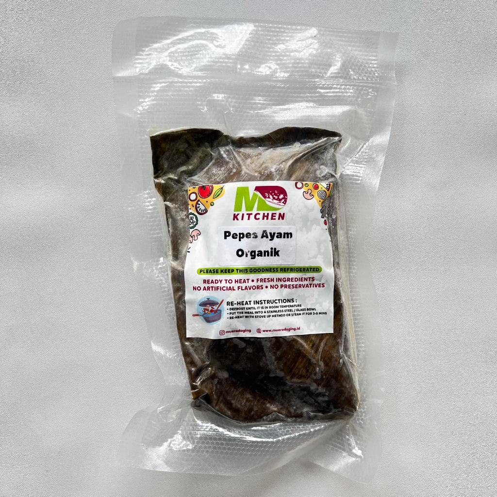 

MD KITCHEN Pepes Ayam Organik 245gr - MPASI APPROVED!! MSG & PENGAWET FREE