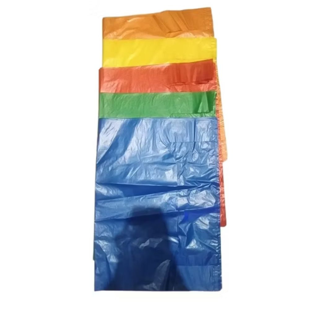 1pack kresek plastik jumbo ukuran 55 warna warni stabill/warna acak